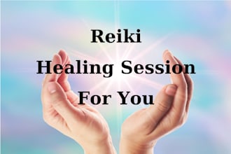 offer a reiki healing session for you