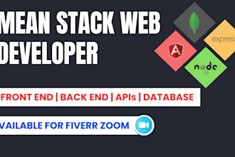 be your mean stack web developer