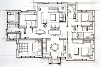 make your floor plan into 2d