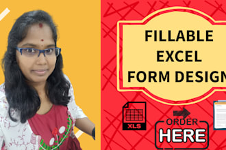 do invoice design and  fillable excel form service