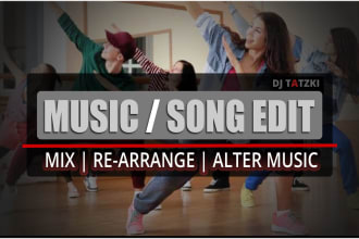 dj mix wedding music, group dance, and other event music