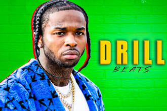produce custom drill beats with vocal mixing