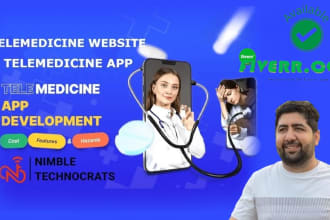 develop telehealth telemedicine mobile app and website