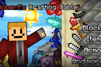 create minecraft style textures for your server or mod
