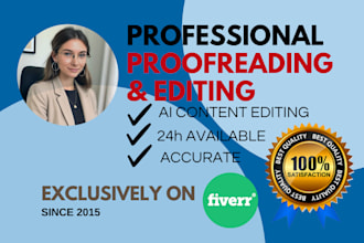 proofread and improve your english writing