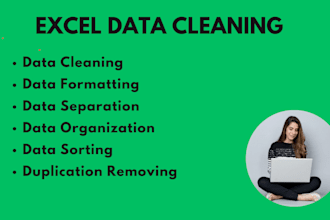 do ms excel data cleaning, formatting, remove duplicate data