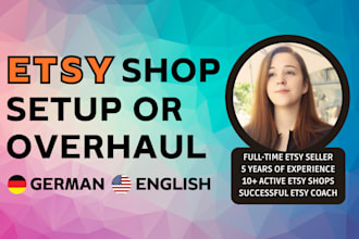 set up your etsy shop and add SEO optimized product listings