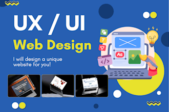 design a unique website for you