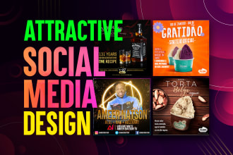 create attractive eye catchy facebook ads and creative posts