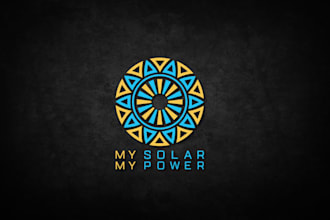 make best quality logo about electrical solar panel, energy, eco and power