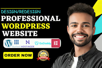 wordpress website on bluehost, godaddy, hostgator hostinger, strato, namecheap
