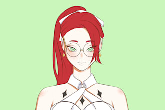 draw profile picture, avatar for social media
