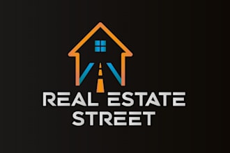 design construction, real estate logo for your business