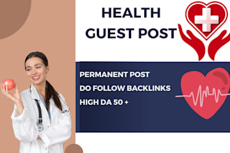 do health guest post on health blog with high authority backlinks
