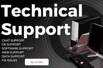 provide technical support, clean up c drive junk, and fix slow windows pc