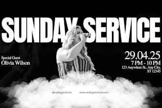 create an amazing church flyer events flyer design canva flyer design