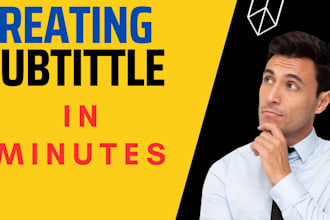 add subtitles videos in english,chinese,japanes french or arabic, srt captions