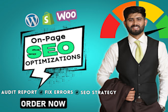 do onpage SEO service for wordpress shopify wix website and create blog strategy