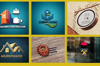 create  custom business logo design in vector illustration