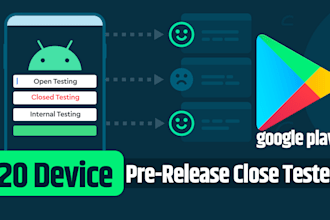 provide 20 active testers for google play console test