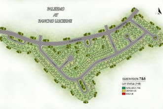 do architectural site plan, real estate site plan render