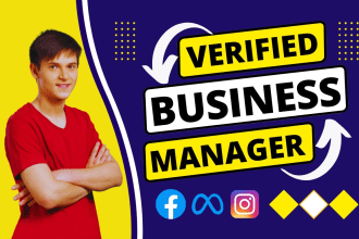 create fresh verified fb business manager and ads account