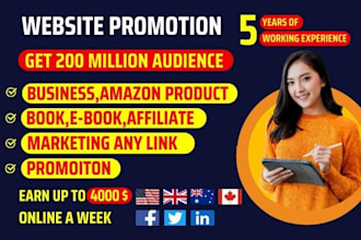 promote and advertise your  any link on social media