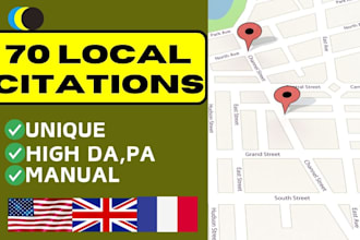 list your business manually in best 70 local citations and business directories