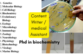help you in microbiology,  biochemistry, and  other biomedical sciences