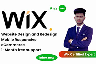 do wix website design and redesign with responsive design