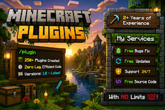 code your custom minecraft server plugins with spigot
