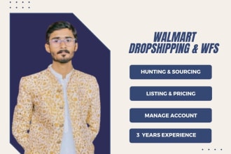 manage walmart dropshipping and wfs virtual assistant