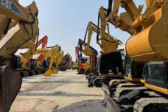help you visit used excavator factory and check excavator quality in shanghai