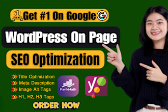 do wordpress on page seo optimization with yoast or rankmath