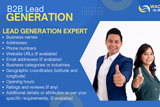 gather vital details like business names, addresses, emails and contact info