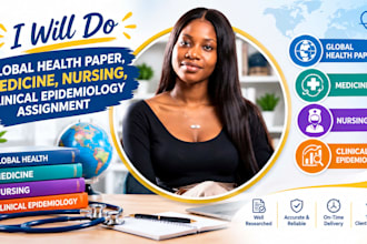 do global health paper, medicine, nursing, clinical  epidemiology assignment