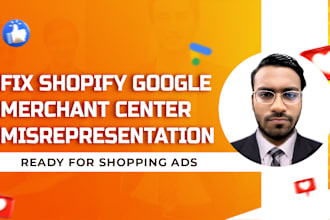 fix shopify google merchant center misrepresentation