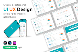 do UI UX design for web app design or mobile app ui design