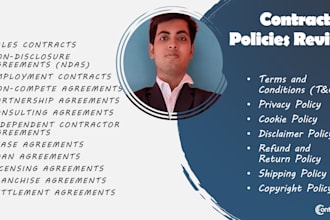 review and improve legal contracts and agreements