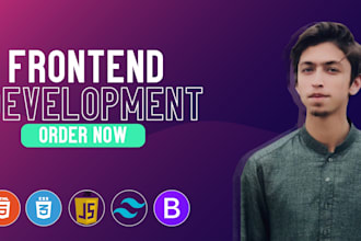 create responsive websites using html css js or reactjs