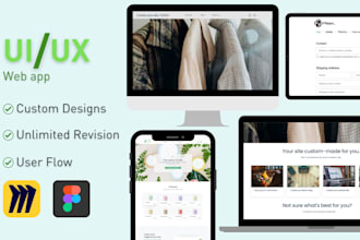 create exceptional figma UX UI designs for web sites