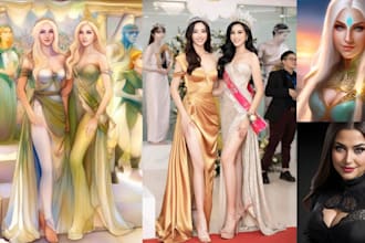 design ai character art and imaginative panting