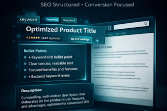 create high converting amazon product listing