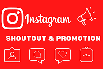 shoutout for you on my 100k instagram page