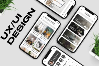 do mobile UI app design for your project