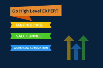 make ghl landing page, funnel flow and workflow automation for your business