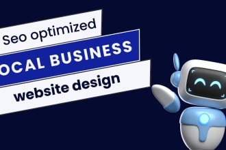 design SEO optimized local business website to get leads