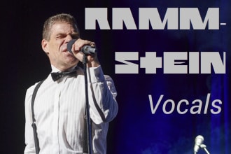 record vocals in style of rammstein, covers or new songs