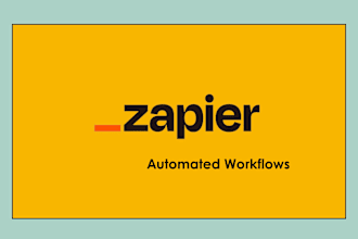 create  automated workflows with zapier or make