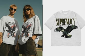 create a luxury streetwear design for your clothing brand